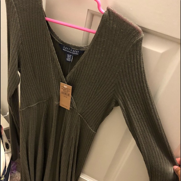 American Eagle Dark Green Dress with Tags - Picture 1 of 3